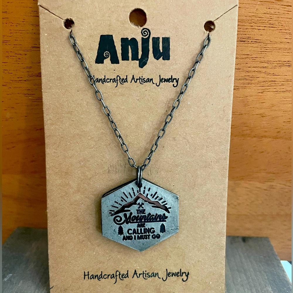 Necklace- The Mountains are calling and I must go